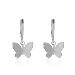 Silver Butterfly Earring 1