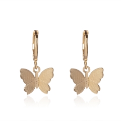 Gold Butterfly Earring 1